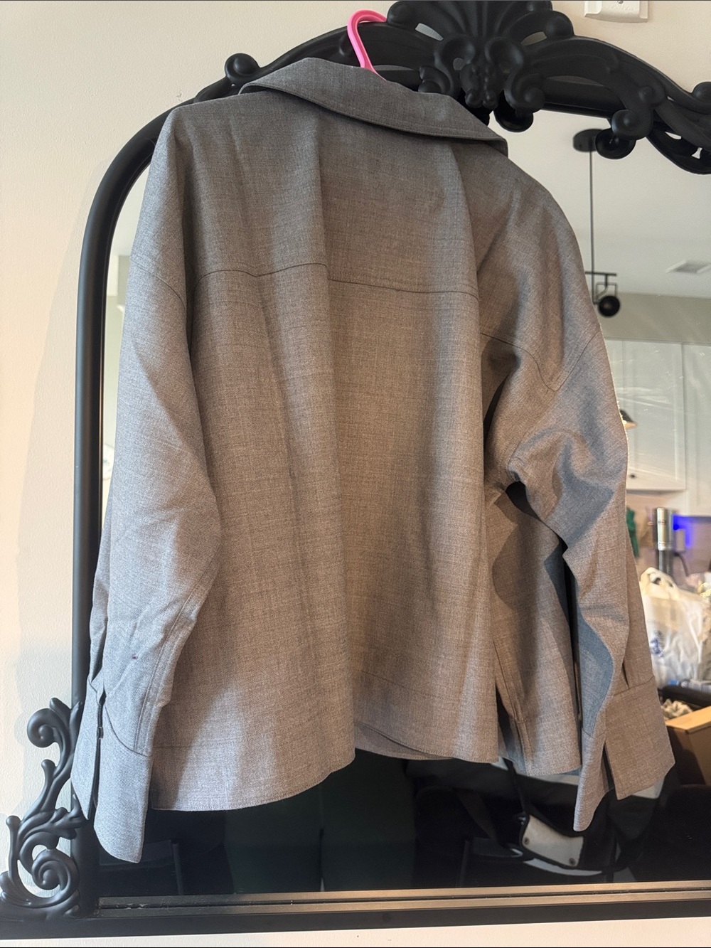 Everlane Overshirt in Tailor Twill | Heather Graphite Size XXL - Picture 2 of 3